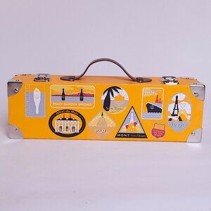 Veuve Clicquot Steamer Trunk Wine Cooler Box EUC Clicquot Cruise PARIS Mont Veuv